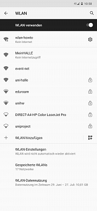 WLAN nicht verbunden